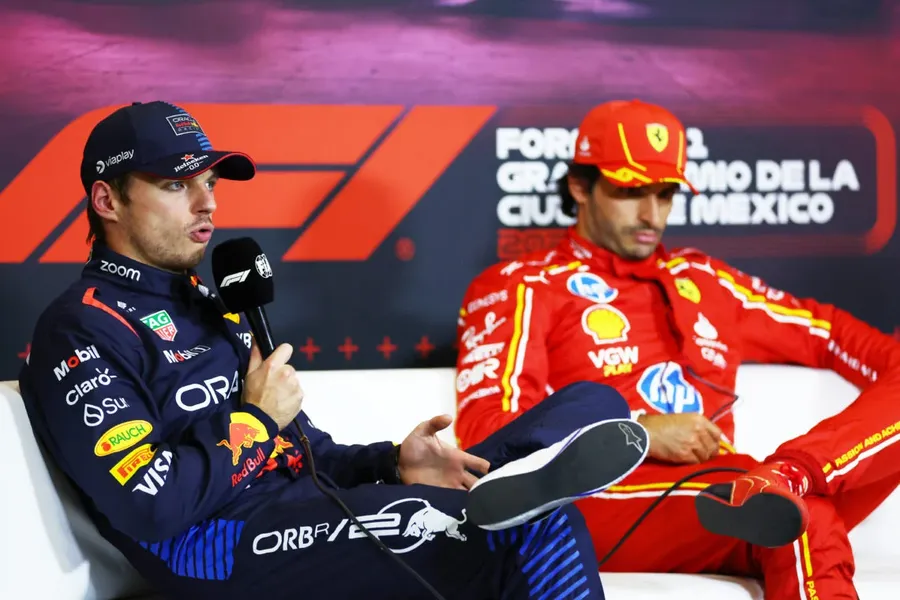 Max Verstappen and Carlos Sainz