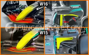 Mercedes w15 w16