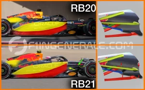 confronto redbull rb20 rb21
