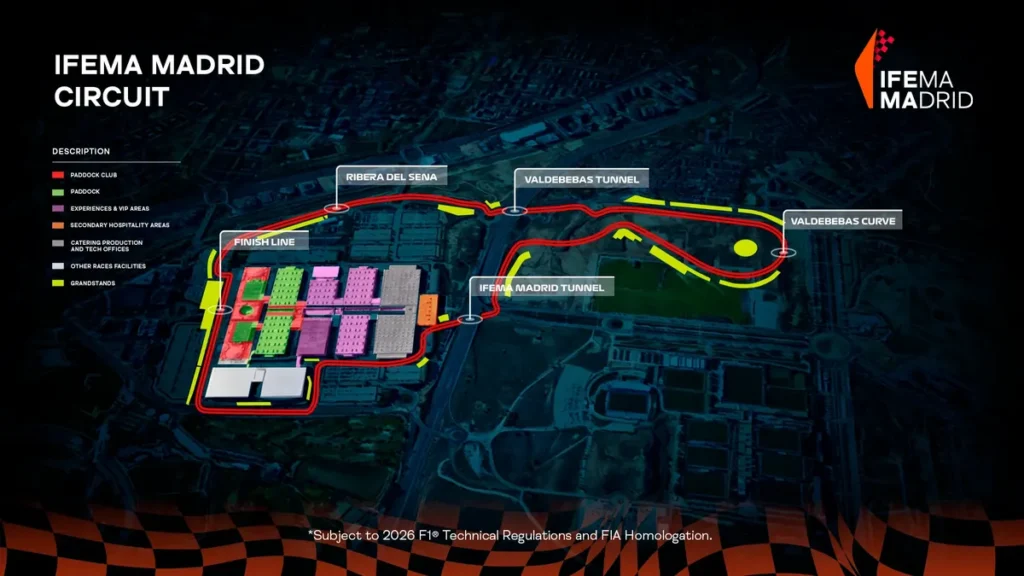 circuito di madrid sainz Alonso Barcellona calendario f1