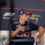 Max Verstappen in conferenza stampa - Foto Marco Talluto per F1inGenerale red bull futuro