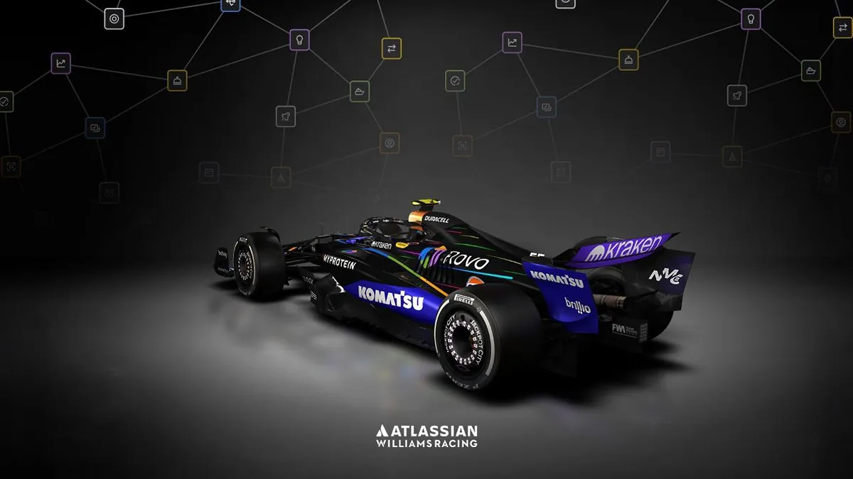 F1 | Williams presenta la livrea per il GP di Las Vegas: una celebrazione all'intelligenza artificiale - FOTO