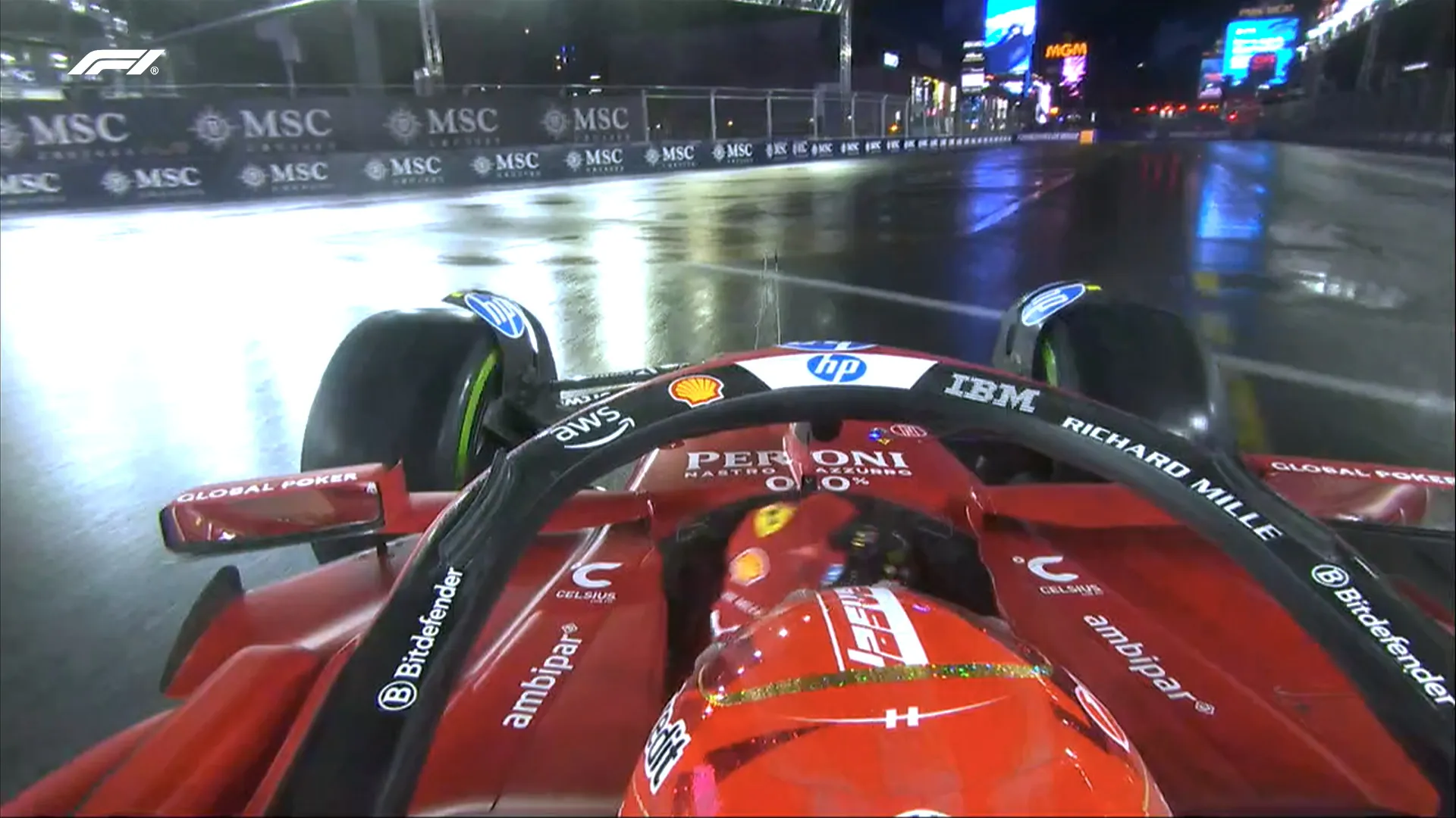 Leclerc qualifiche Las Vegas