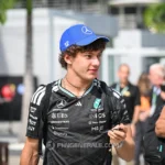 Sepang, Malaysia, 2nd October 2026, Kimi Antonelli in the paddock at the Formula 1 Gulf Air Bahrain Grand Prix in Malaysia, Copyright Marco Talluto
